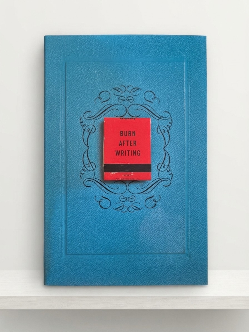 NWT Burn After Writing Guided Journal Blue Sharon Jones (0425)